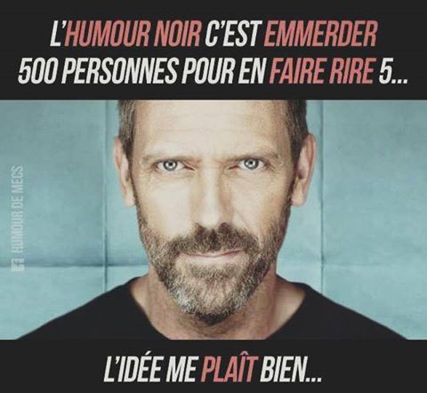 Humour   l'humour noir c'est enmerder 500 personnes pour en faire rire 5