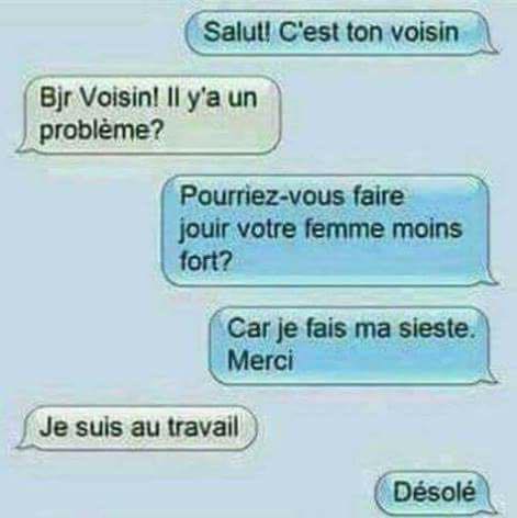 Humour   sexe   Pouvez faire jouir votre femme moin fort je suis au travail