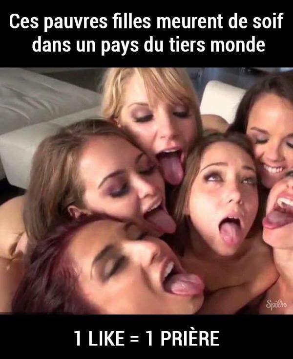 Humour   sexe   ces pauves filles manquent de soif dans un pays du tiers monde