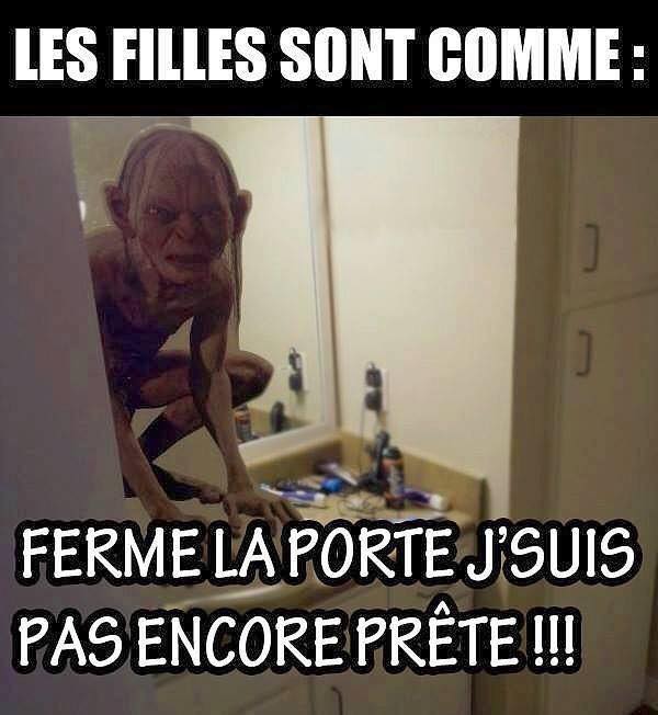 Les femme sont comme golum   attend je ne suis pas maquillé