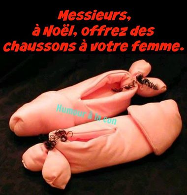 Messieurs pour Noël offrez des chaussons à votre femmes