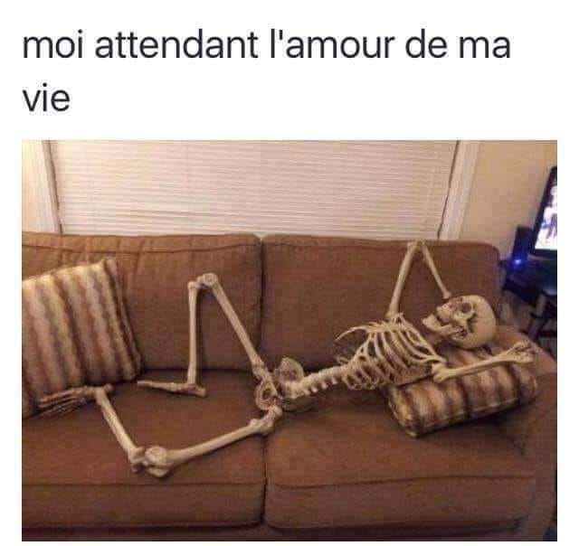 Mort   blague   amour   jeux d'image   squelette   mo en attednant l'amour de ma vie