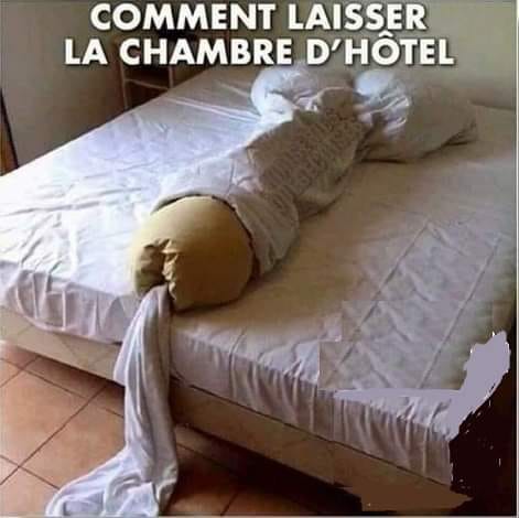 Sexe   blague   comment laisser la chambre d'hotel