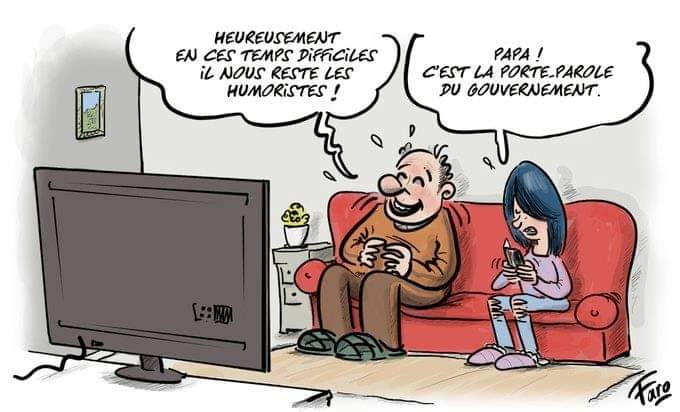 Télévision   humour   heureusemnt par ces temps difficile ils nous reste les humouristes à la tv   papa se sont les portes paroles du gouvernement