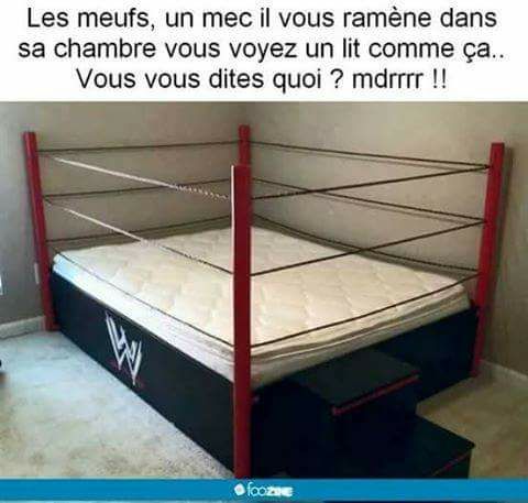 Un mecs vous invite dans son lit et vous voyez ça