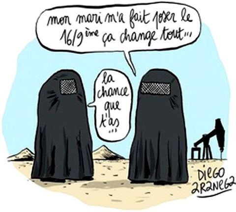 Burka   mon mari m'a fait poser le 16 9 ème tu as de la chance