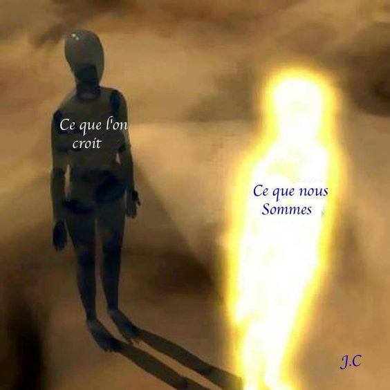 Vie   Caricature   religion   ce que l'on crois ce que nous sommes=esprit de lumière