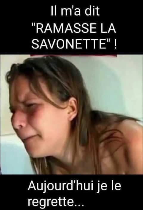 Humour   sexe   il m'a dit ramasse la savonette