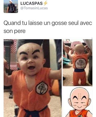 Humour bébé quand tu laisses un enfant avec son père