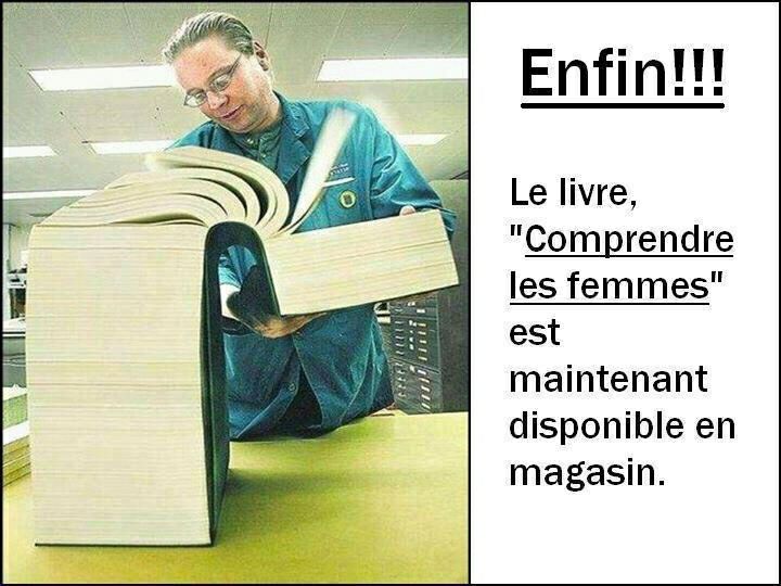 Le livre comprendre les femmes est enfin arrivé