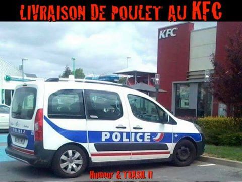 Livraison de poulet au KFC