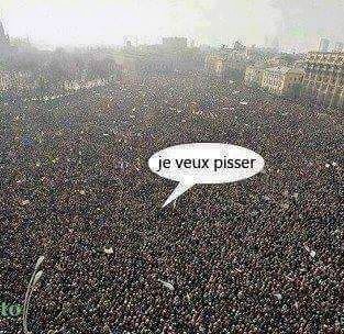 Manifestation je veux pisser