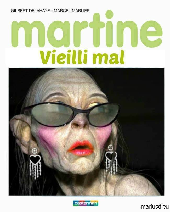 Martine vieilli mal