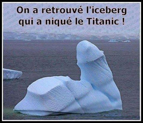 On a retrouvé l'iceberg qui a niqué le titanic