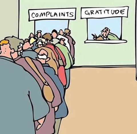 Caricature   complainte   et gratitude