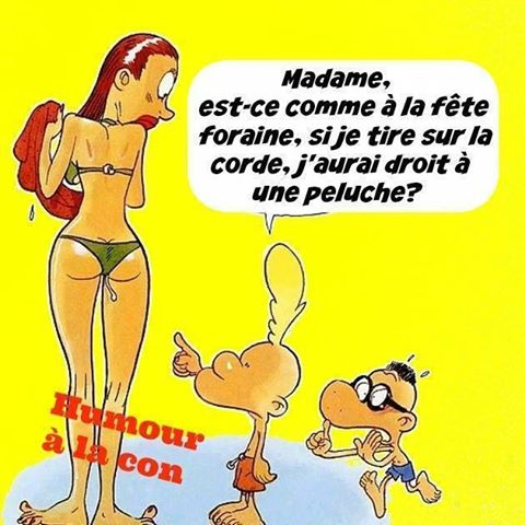 Caricature   humour   sexe   madame si je tire sur la corde j'aurai le droit à une peluche