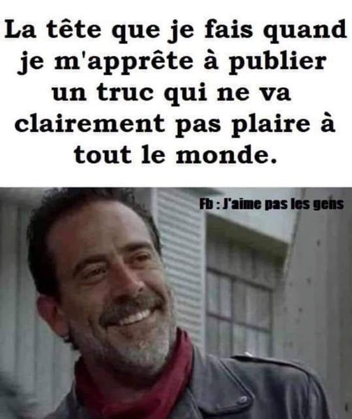 Caricature   la tête que je fais quand je m'apprête à publier un truc qui ne va pas plaire à tout le monde