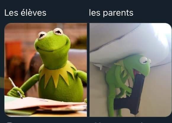 Caricature   les élèves et les parents