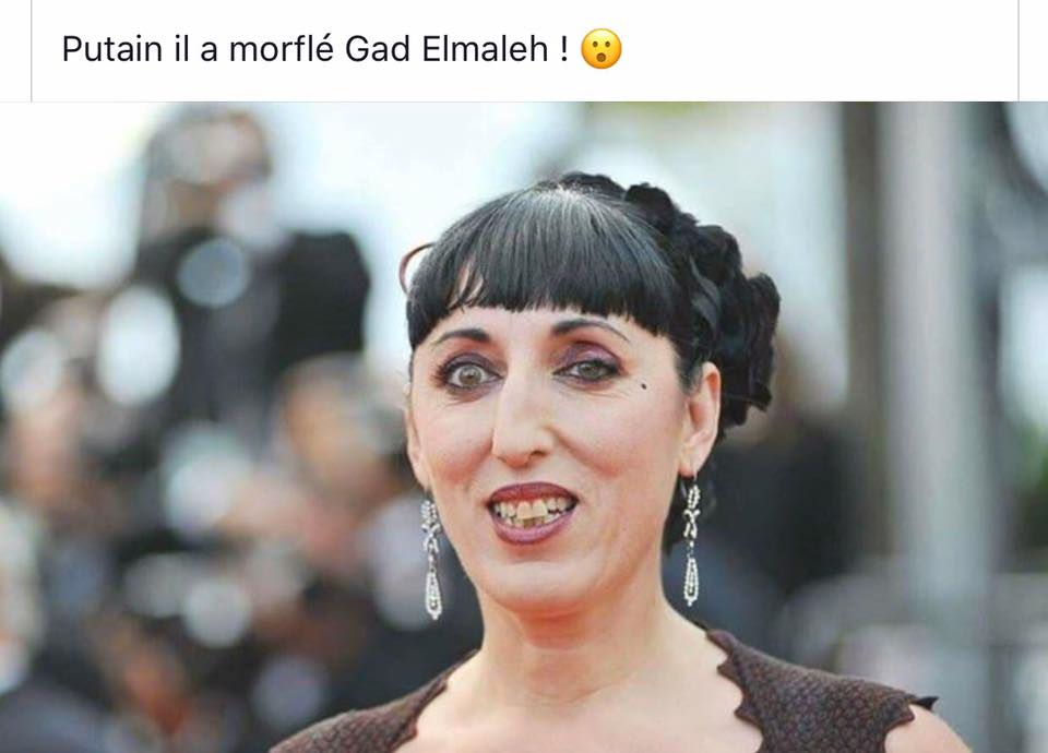 Caricature   putain il a morflé gad elmaleh