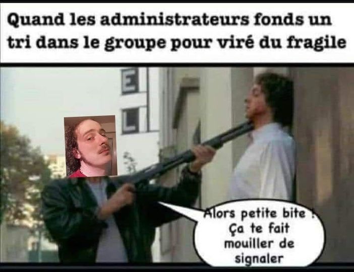 Caricature   quand les administrateurs fonds un tri dans le groupe pour viré du fragile