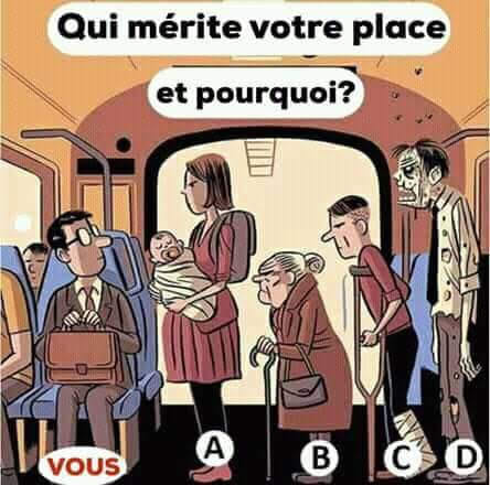 Caricature   question   qui mérite votreplace et pourquoi