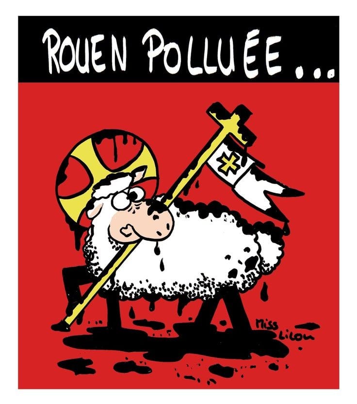 Caricature   rouen Polluée  