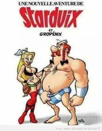 Caricature   starduix et gropenix