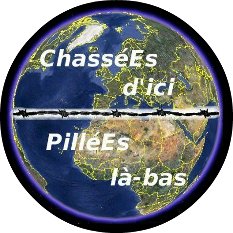 Caricature   Terre   Chassée D'Ici En Haut   Pillée En Bas