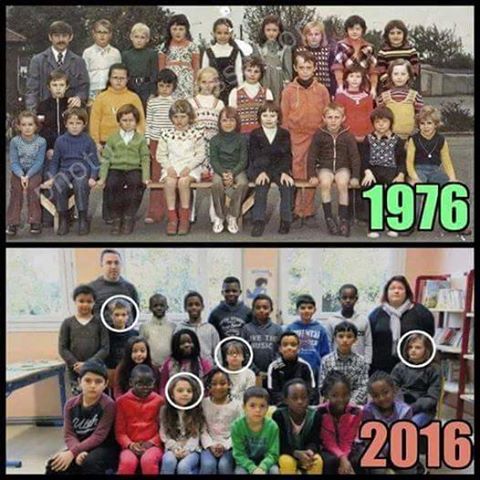 Classe primaire   1976 à 2016