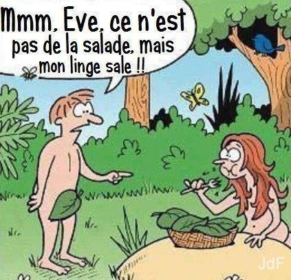 Eve ce n'est pas de la salade c'est mon linge sale