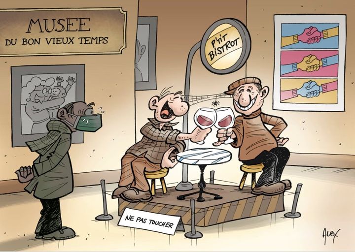 dessin   caricature   musée   du bon vieux temps