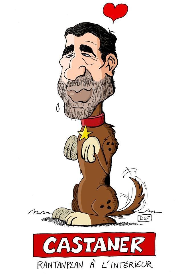 Politique   caricature   castaner chien de l'intérieur