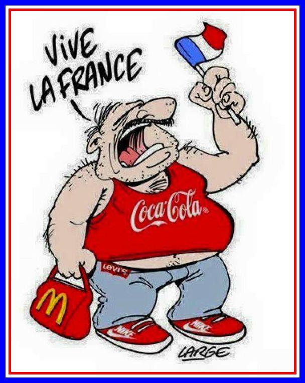 Pub   Vive La France   Coca MacDo Levis Nike