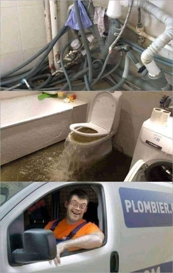 blague plombier