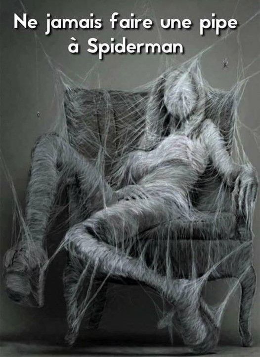 blague ne jamais faire une pipie a spiderman
